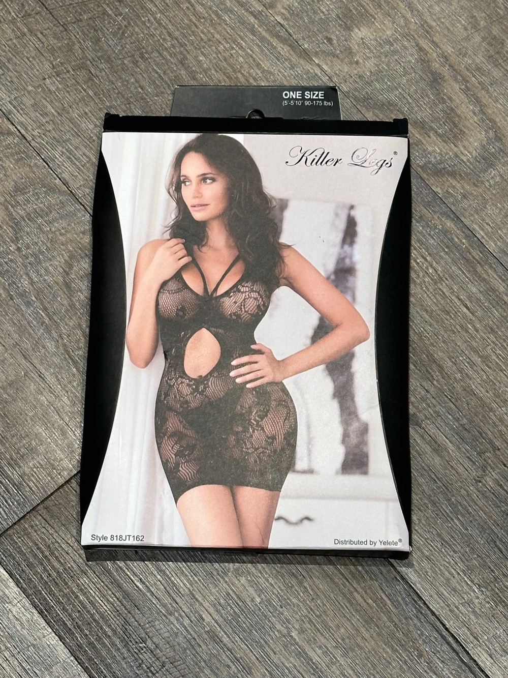 Killer Legs Lingerie Black Fishnet Dress New with Tags